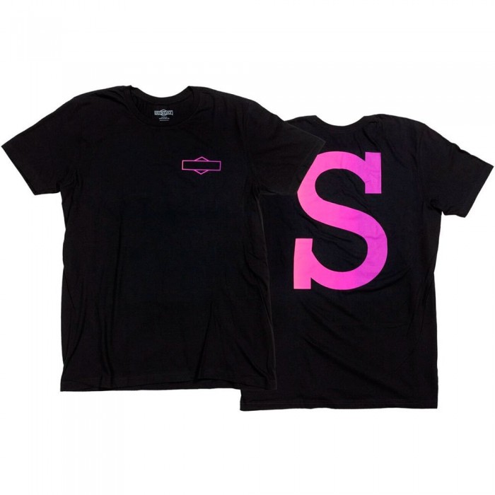 [해외]Sunday Big S 반팔 티셔츠 1139627249 Black / Pink