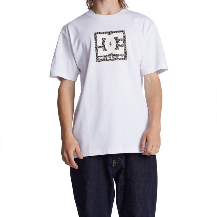 [해외]DC슈즈 Squarstarfill Short Sleeve T-Shirt 14139637387 White / Elephant