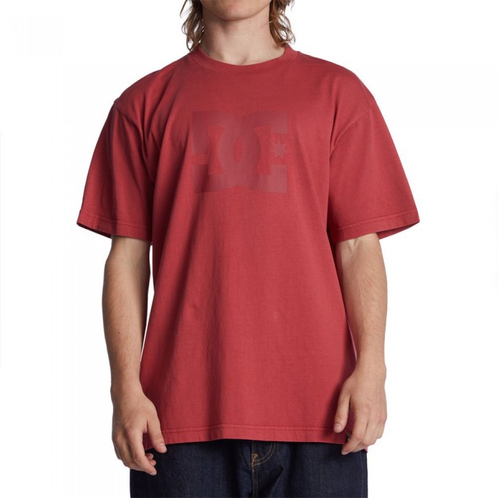 [해외]DC슈즈 Star Pigment Short Sleeve T-Shirt 14139637404 Earth Red Enzyme Wash