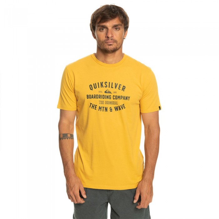 [해외]퀵실버 Qssurflockup Short Sleeve T-Shirt 14139638255 Bright Gold