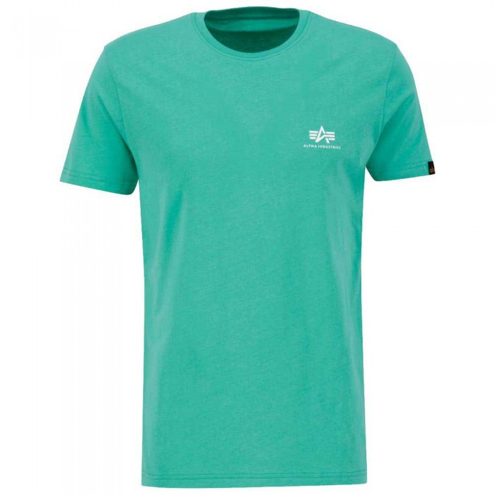[해외]알파 인더스트리 Basic Small 로고 반팔 티셔츠 139303884 Atomic Green