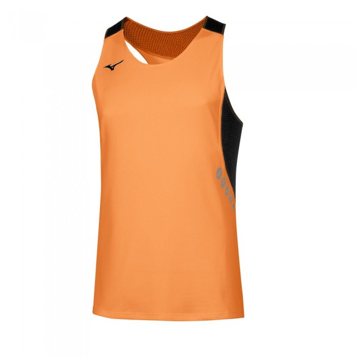 [해외]미즈노 Premium 민소매 티셔츠 7138513436 Light Orange / Black