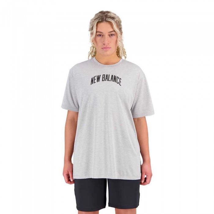 [해외]뉴발란스 Relentless Oversized Short Sleeve T-Shirt 7139471849 Athletic Grey