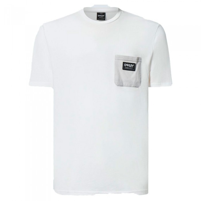 [해외]오클리 APPAREL Classic B1B 포켓 반팔 티셔츠 14139486687 White / Grey