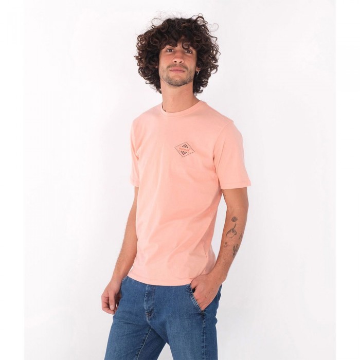 [해외]헐리 Everyday Washed Diamond Lock Short Sleeve T-Shirt 14139672859 Pink Quest