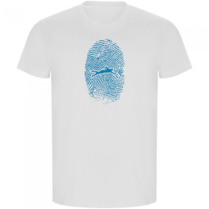 [해외]KRUSKIS Swimmer Fingerprint ECO 반팔 티셔츠 6139685304 White