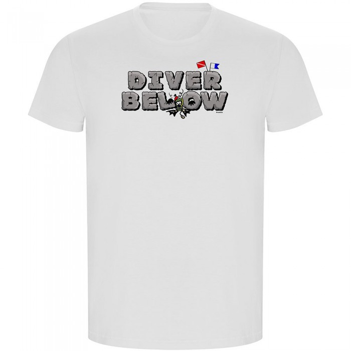 [해외]KRUSKIS Diver Below ECO 반팔 티셔츠 10139684904 White
