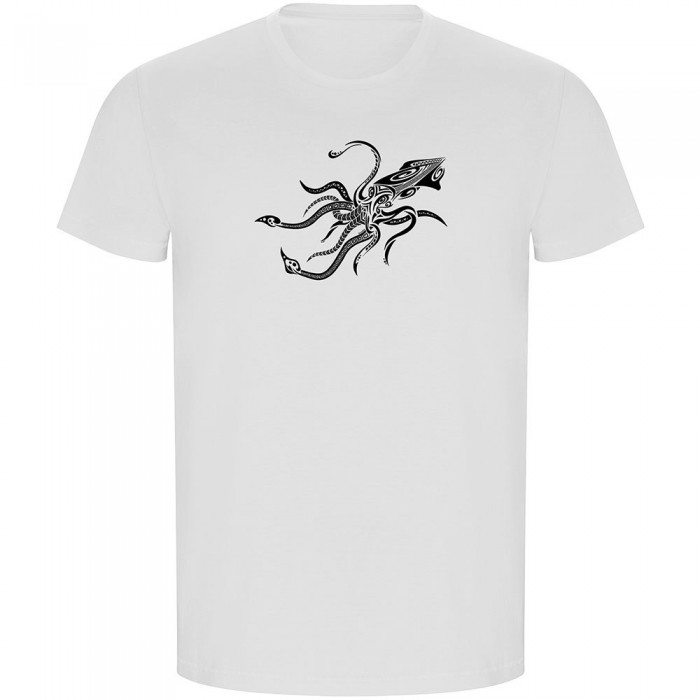 [해외]KRUSKIS Squid Tribal ECO Short Sleeve T-Shirt 10139685250 White