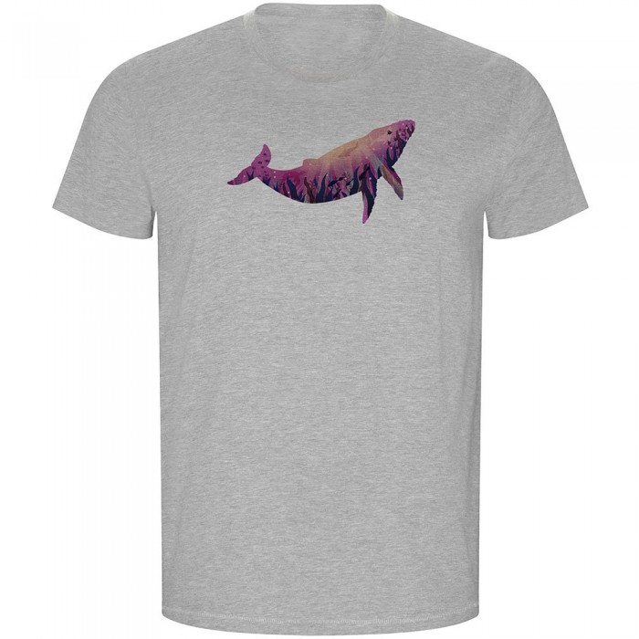[해외]KRUSKIS Whale ECO Short Sleeve T-Shirt 10139685325 Heather Grey
