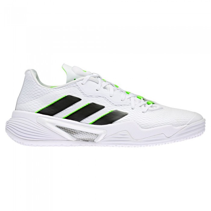 [해외]아디다스 Barricade Shoes 12139536272 Ftwr White / Core Black / Team Solar Green