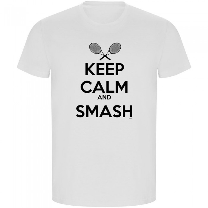 [해외]KRUSKIS Keep Calm And Smash ECO Short Sleeve T-Shirt 12139685082 White