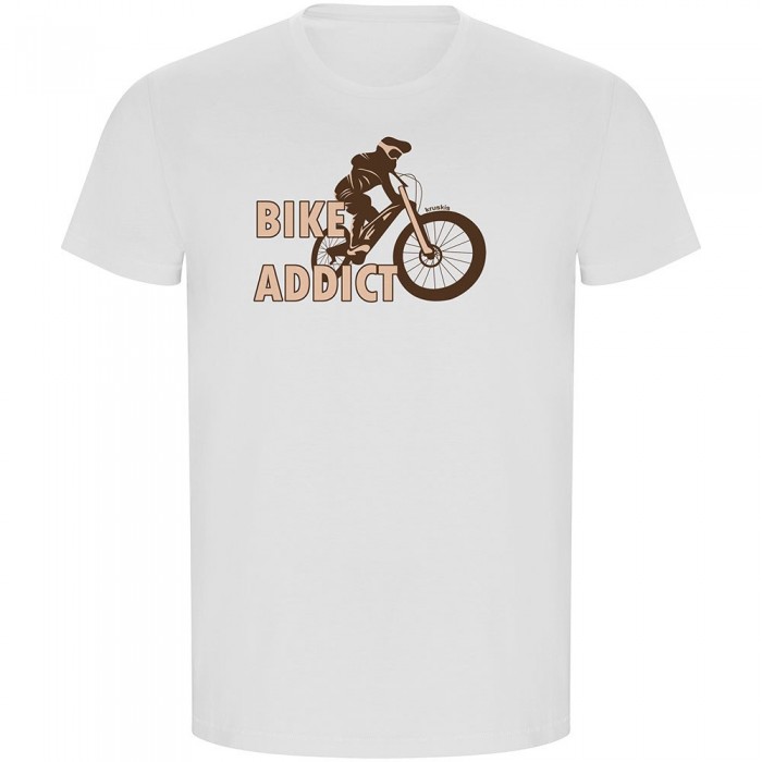 [해외]KRUSKIS Bike Addict ECO 반팔 티셔츠 1139684796 White