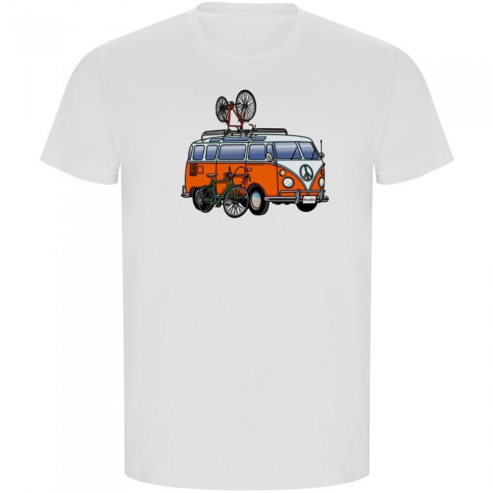 [해외]KRUSKIS Hippie Van Bike ECO 반팔 티셔츠 1139685014 White