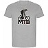 [해외]KRUSKIS MTB Background ECO 반팔 티셔츠 1139685123 Heather Grey