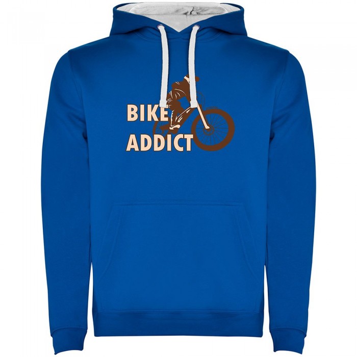 [해외]KRUSKIS Bike Addict Two-Colour 후드티 1139695300 Royal Blue / White