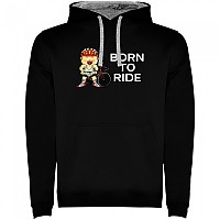[해외]KRUSKIS Born To Ride Two-Colour 후드티 1139695337 Black / Grey
