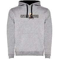 [해외]KRUSKIS 후드티 Explore More Two-Colour 1139695512 Heather Grey / Black