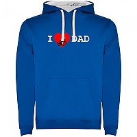 [해외]KRUSKIS I Love Dad Two-Colour 후드티 1139695684 Royal Blue / White