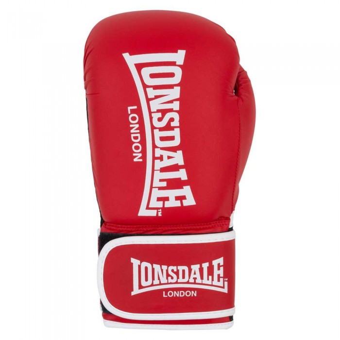 [해외]LONSDALE 인조 가죽 권투 장갑 Ashdon 7139684342 Red / White