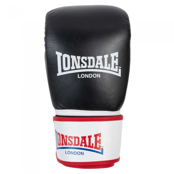 [해외]LONSDALE Maddock Leather Boxing Bag Mitts 7139684357 Black / White / Red