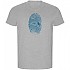 [해외]KRUSKIS Crossfit Fingerprint ECO 반팔 티셔츠 7139684879 Heather Grey