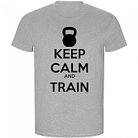 [해외]KRUSKIS Keep Calm And Train ECO 반팔 티셔츠 7139685085 Heather Grey