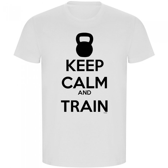 [해외]KRUSKIS Keep Calm And Train ECO 반팔 티셔츠 7139685086 White