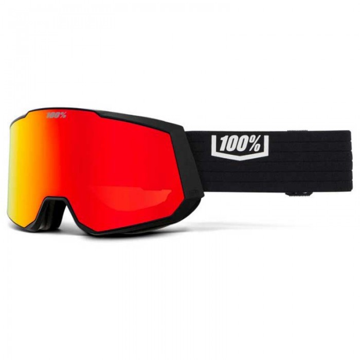 [해외]100% Snowcraft XL Hiper 스키 고글 5139682099 Black / Red