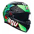 [해외]AGV K3 E2206 MPLK 풀페이스 헬멧 9139460228 Kamaleon Black / Red / Green