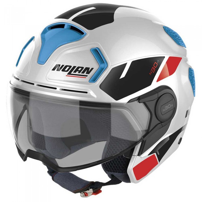 [해외]놀란 N30-4 T Blazer 오픈 페이스 헬멧 9139681811 Metal / White / Blue