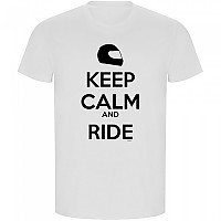 [해외]KRUSKIS Keep Calm And Ride ECO 반팔 티셔츠 9139685076 White