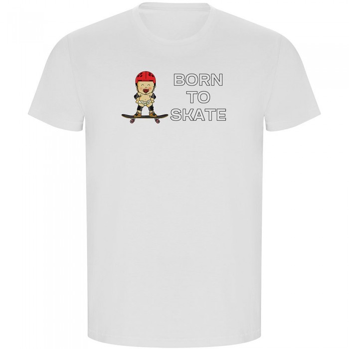 [해외]KRUSKIS Born To Skate ECO 반팔 티셔츠 14139684832 White