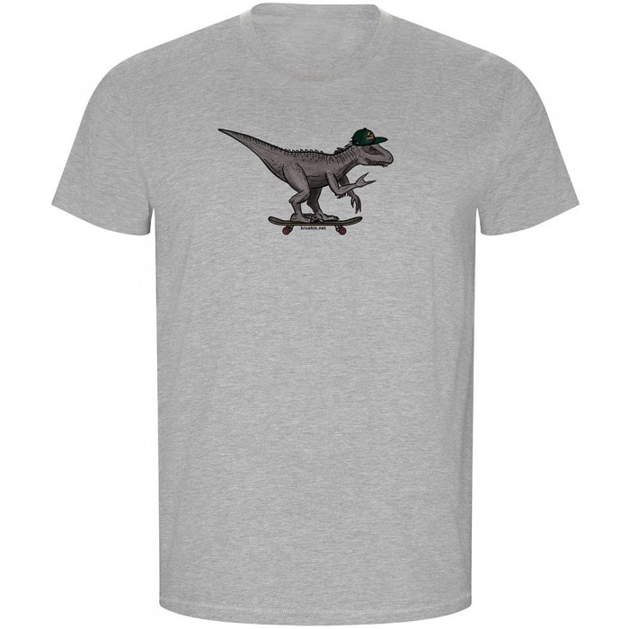 [해외]KRUSKIS Dino Skate ECO 반팔 티셔츠 14139684891 Heather Grey