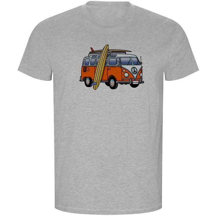 [해외]KRUSKIS Surf Hippie Van Surf ECO 반팔 티셔츠 14139685297 Heather Grey