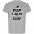 [해외]KRUSKIS Surf Keep Calm And Surf ECO 반팔 티셔츠 14139685299 Heather Grey