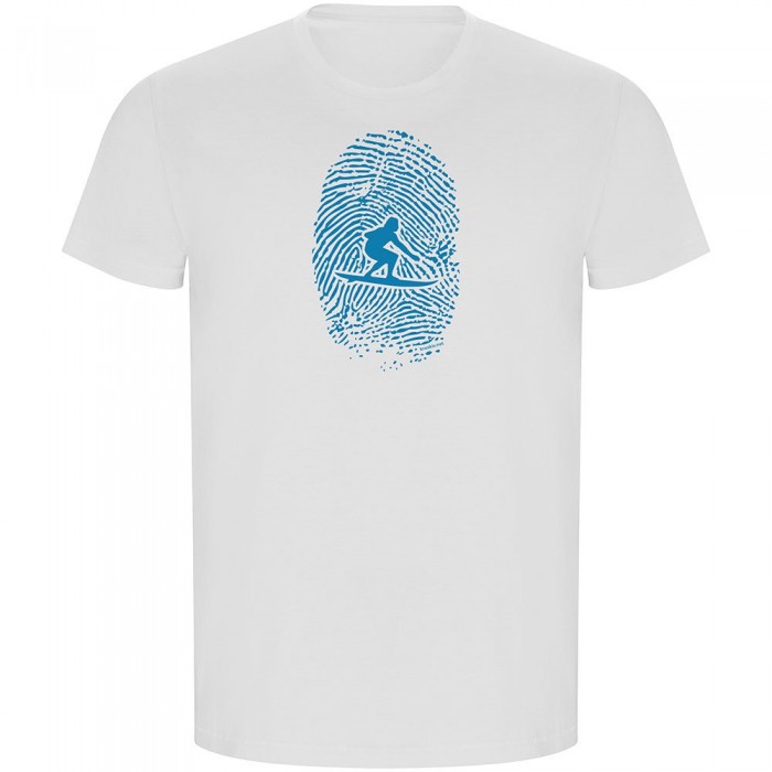 [해외]KRUSKIS Surfer Fingerprint ECO 반팔 티셔츠 14139685302 White