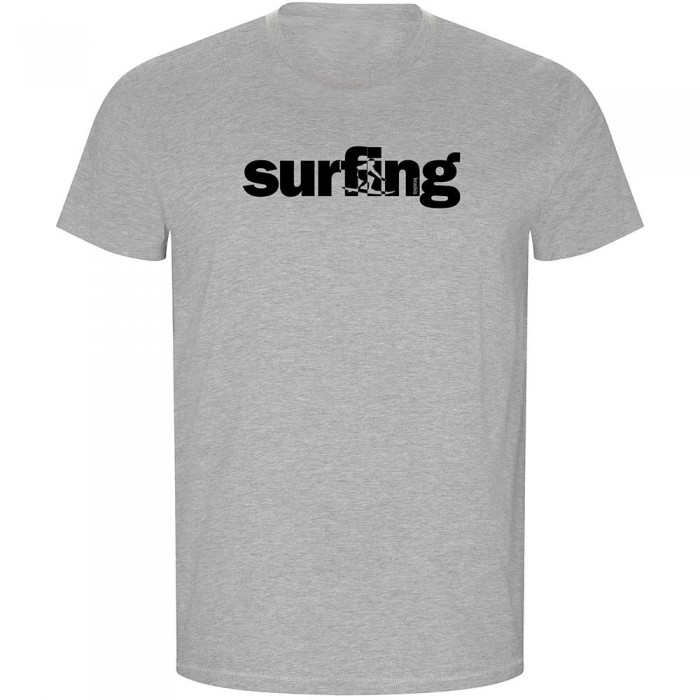 [해외]KRUSKIS Word Surfing ECO 반팔 티셔츠 14139685365 Heather Grey