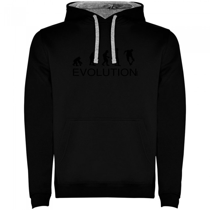 [해외]KRUSKIS 후드티 Evolution Skate Two-Colour 14139695478 Black / Grey