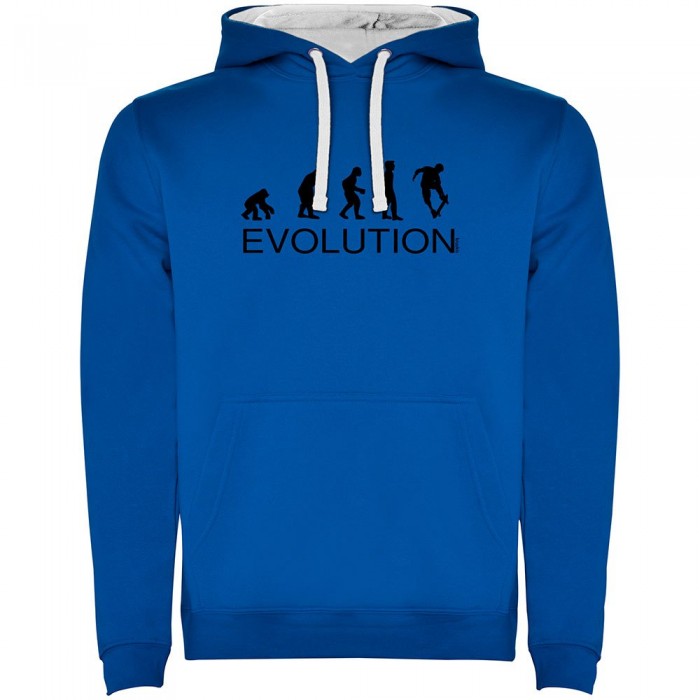 [해외]KRUSKIS 후드티 Evolution Skate Two-Colour 14139695480 Royal Blue / White