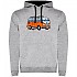 [해외]KRUSKIS Hippie Van Skate Two-Colour 후드티 14139695656 Heather Grey / Black