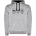 [해외]KRUSKIS Surf Sleep Eat And Surf Two-Colour 후드티 14139696094 Heather Grey / Black