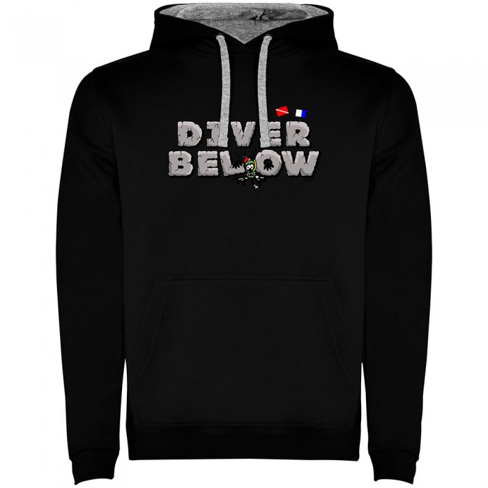 [해외]KRUSKIS 후드티 Diver Below Two-Colour 10139695421 Black / Grey