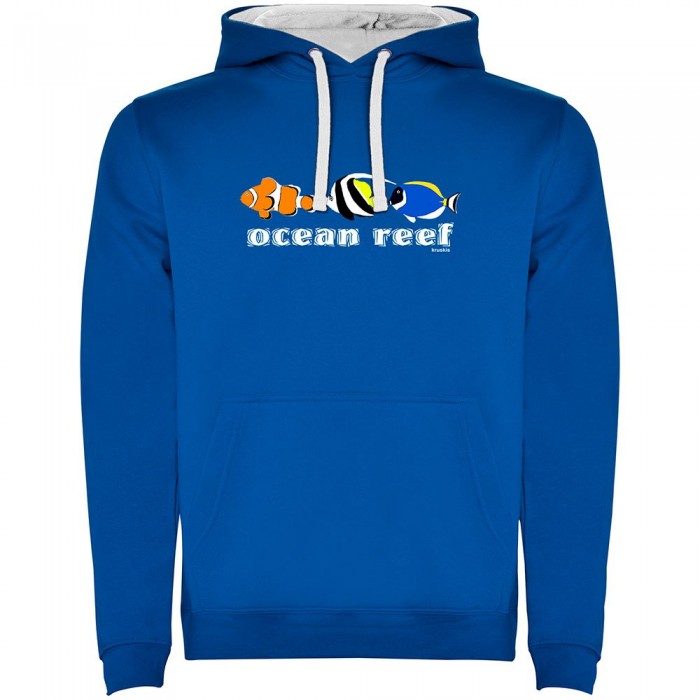 [해외]KRUSKIS Ocean Reef Two-Colour 후드티 10139695777 Royal Blue / White