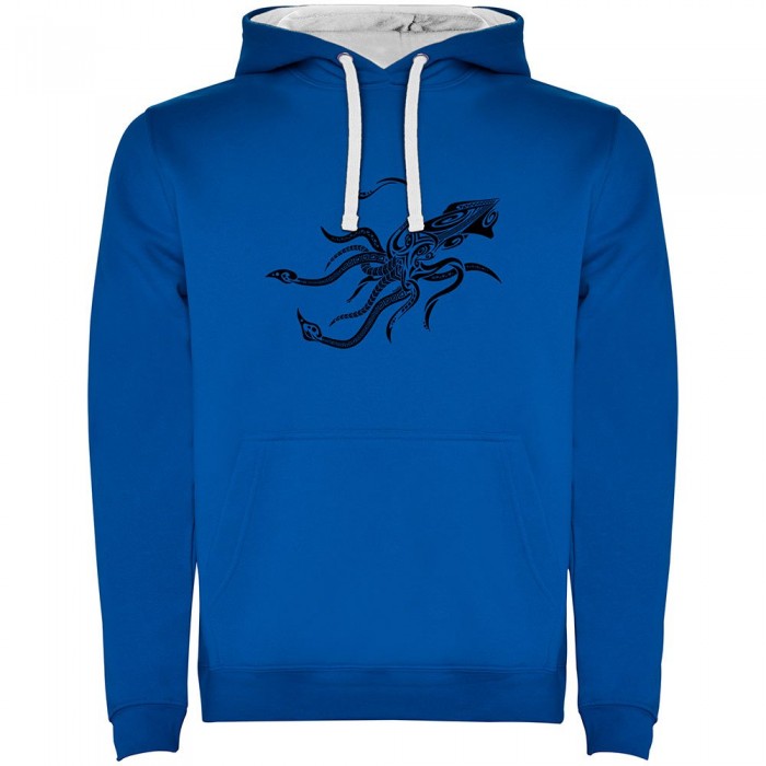 [해외]KRUSKIS 후드티 Squid Tribal Two-Colour 10139696017 Royal Blue / White