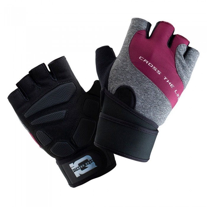 [해외]IQ Linea Training Gloves 7139530107 Medium Grey Melange / Potent Purple Melange / Black