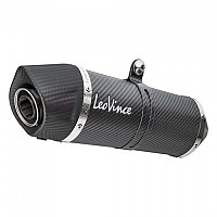 [해외]LEOVINCE 공인 카본 풀 라인 시스템 LV One Evo Yamaha MT-125 20/YZF-R 125 19-20 Ref:14341E 9139670413 Black / Silver