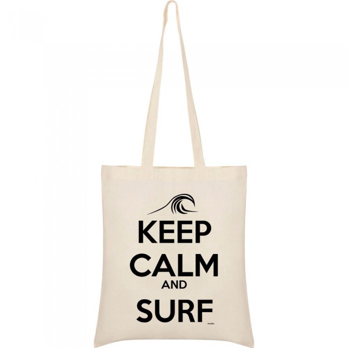[해외]KRUSKIS Surf Keep Calm And Surf Tote Bag 14139716421 Beige
