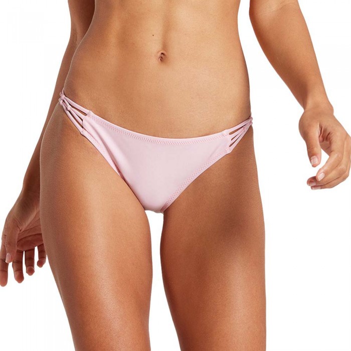 [해외]볼컴 Simply Solid Full Bikini Bottom 14138803344 Blush Pink