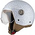 [해외]NZI Zeta 2 오픈 페이스 헬멧 9139684706 Matt Brocado White