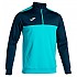 [해외]조마 Winner 하프 지퍼 스웨트셔츠 3139629748 Fluor Turquoise / Navy